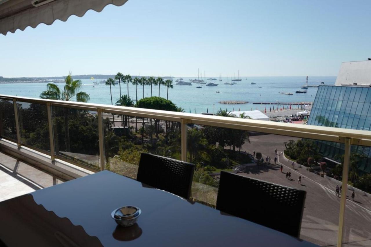 Appartement MyAgent vue mer face au palais-croisette congres-plages à Cannes Extérieur photo