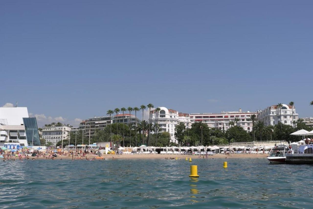 Appartement MyAgent vue mer face au palais-croisette congres-plages à Cannes Extérieur photo
